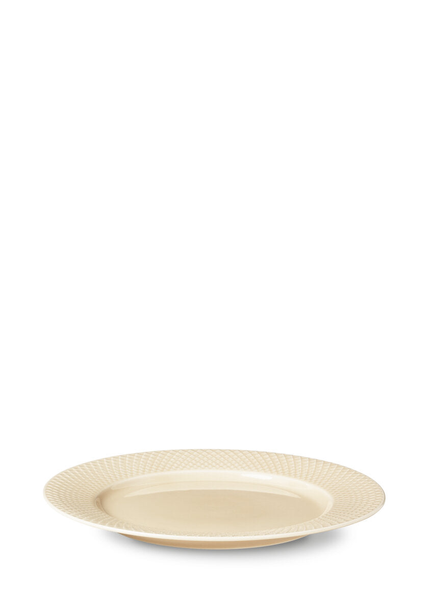 Rhombe Earth Middagstallerken, marble - Ø27 cm.